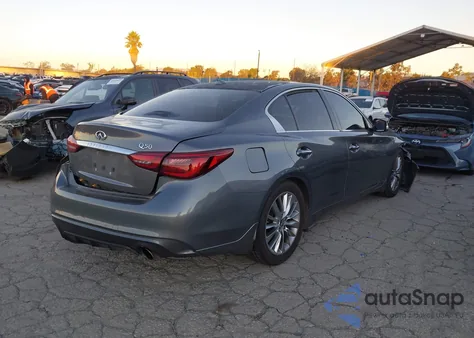 2019 Infiniti Q50 3.0T Luxe from USA, damaged, VIN JN1EV7APXKM514237